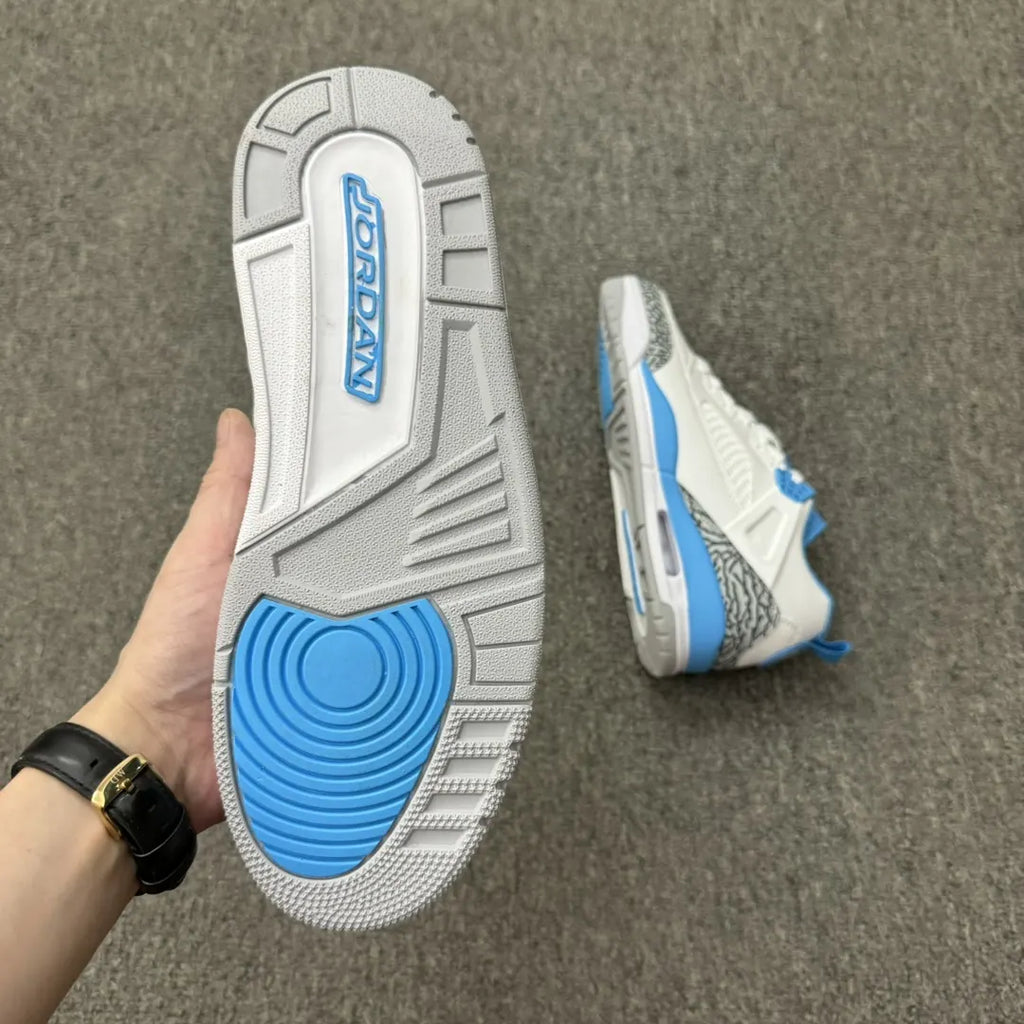 Air Jordan 4 Retro White/Carolina Blue - Hình 4
