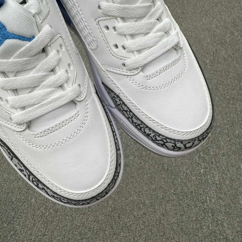 Air Jordan 4 Retro White/Carolina Blue - Hình 5