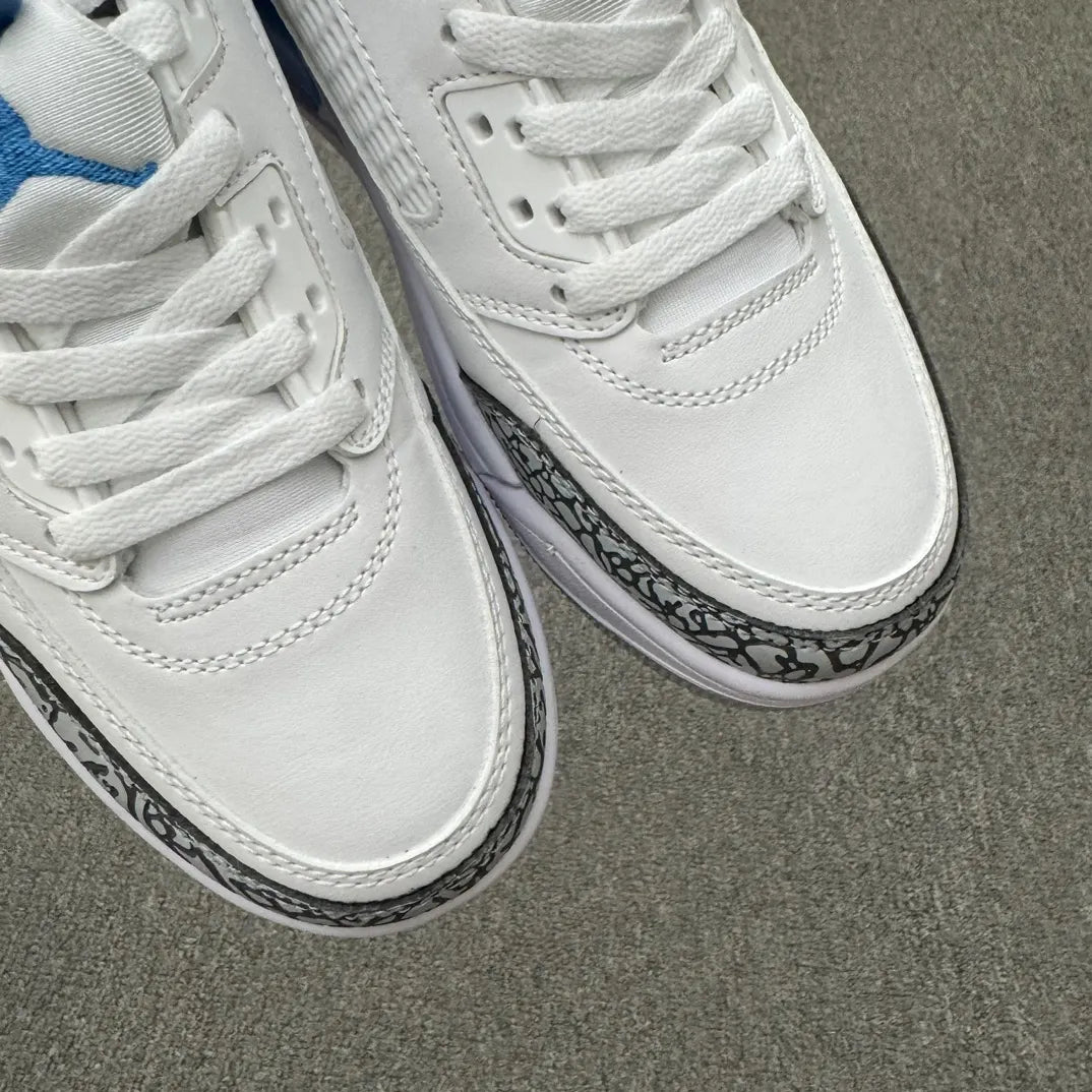 Air Jordan 4 Retro White/Carolina Blue - Hình 5