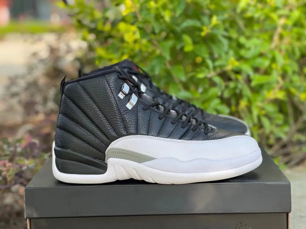 Air Jordan 12 Retro Black White - Hình 6