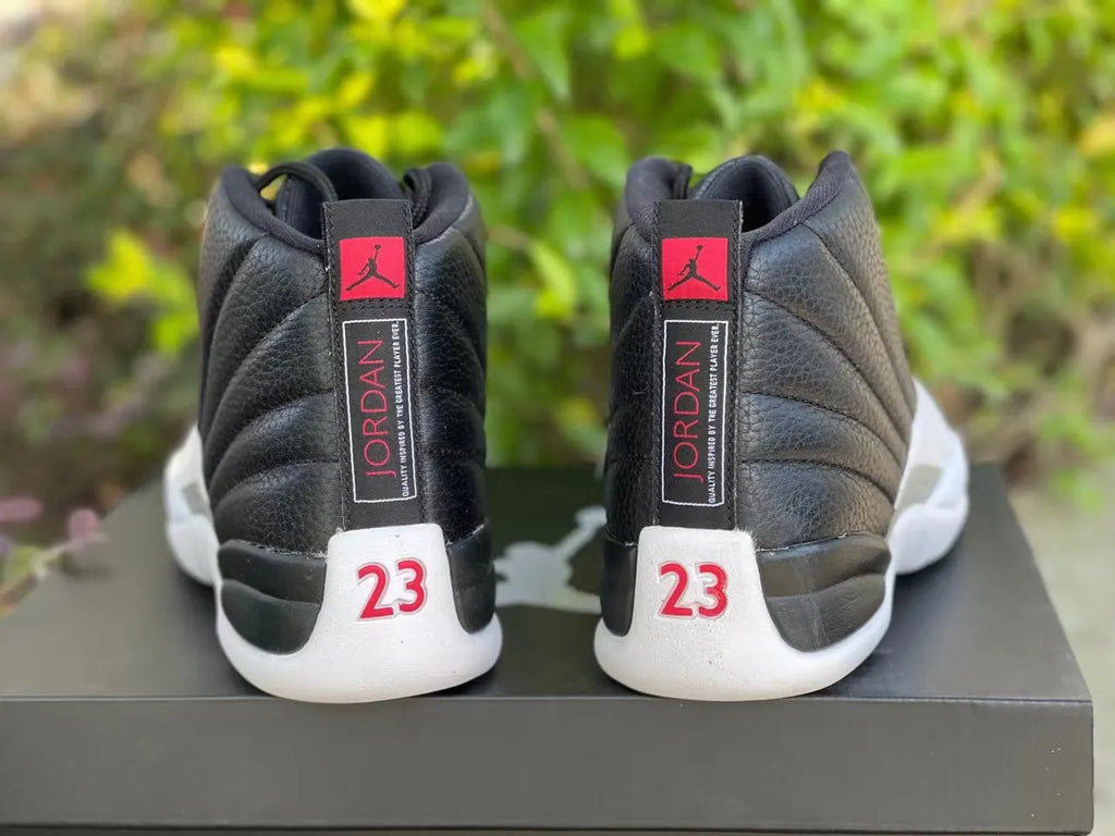 Air Jordan 12 Retro Black White - Hình 7