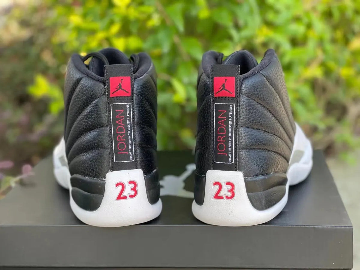 Air Jordan 12 Retro Black White - Hình 7