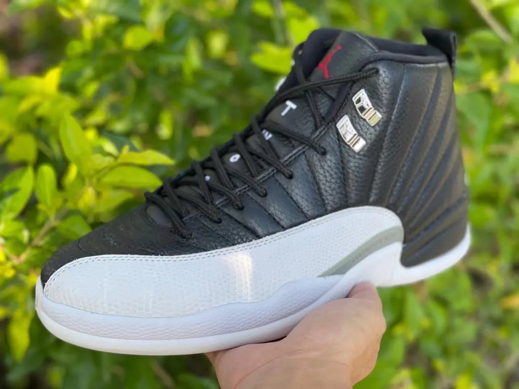 Air Jordan 12 Retro Black White - Hình 2