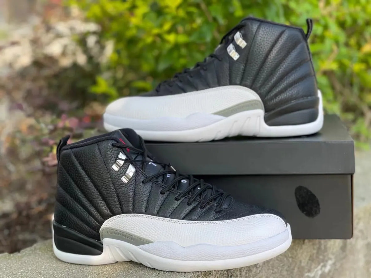 Air Jordan 12 Retro Black White - Hình 8