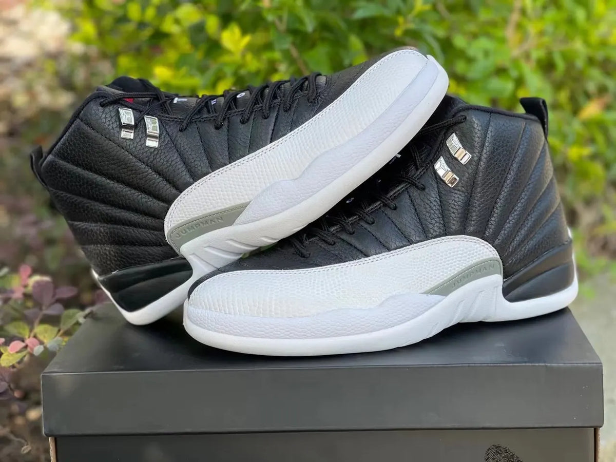 Air Jordan 12 Retro Black White - Hình 4