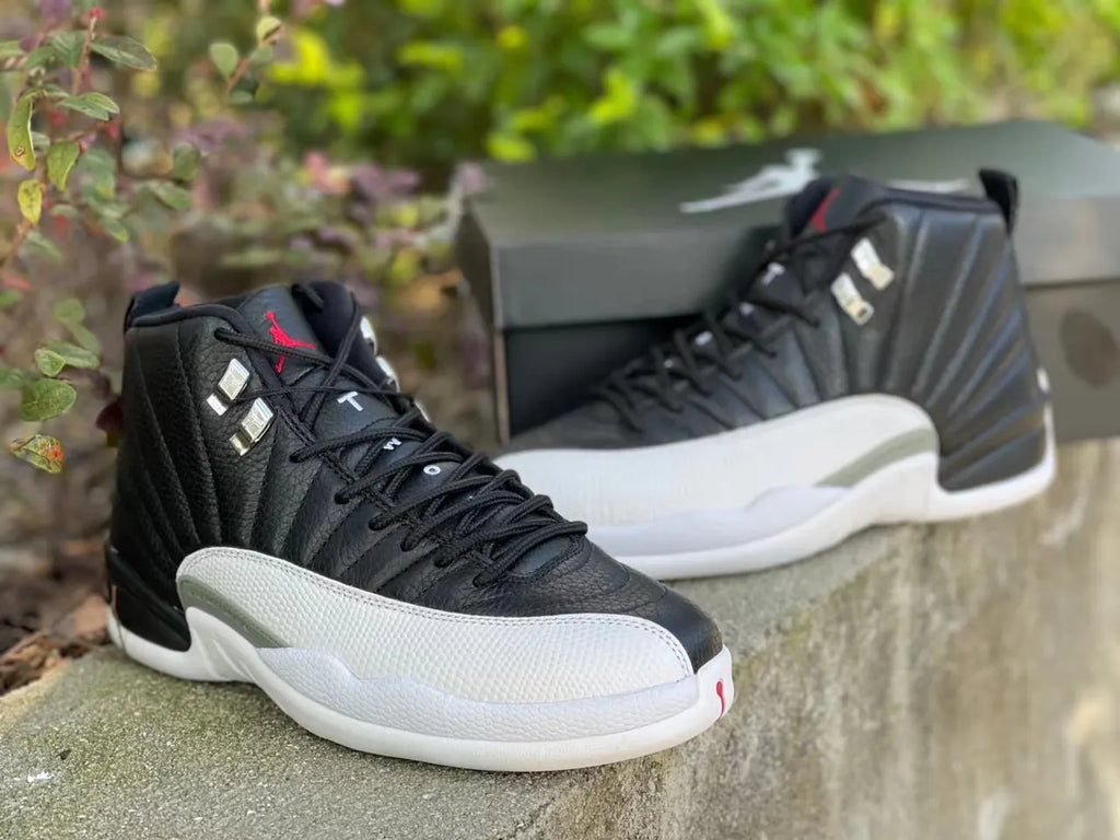 Air Jordan 12 Retro Black White - Hình 5