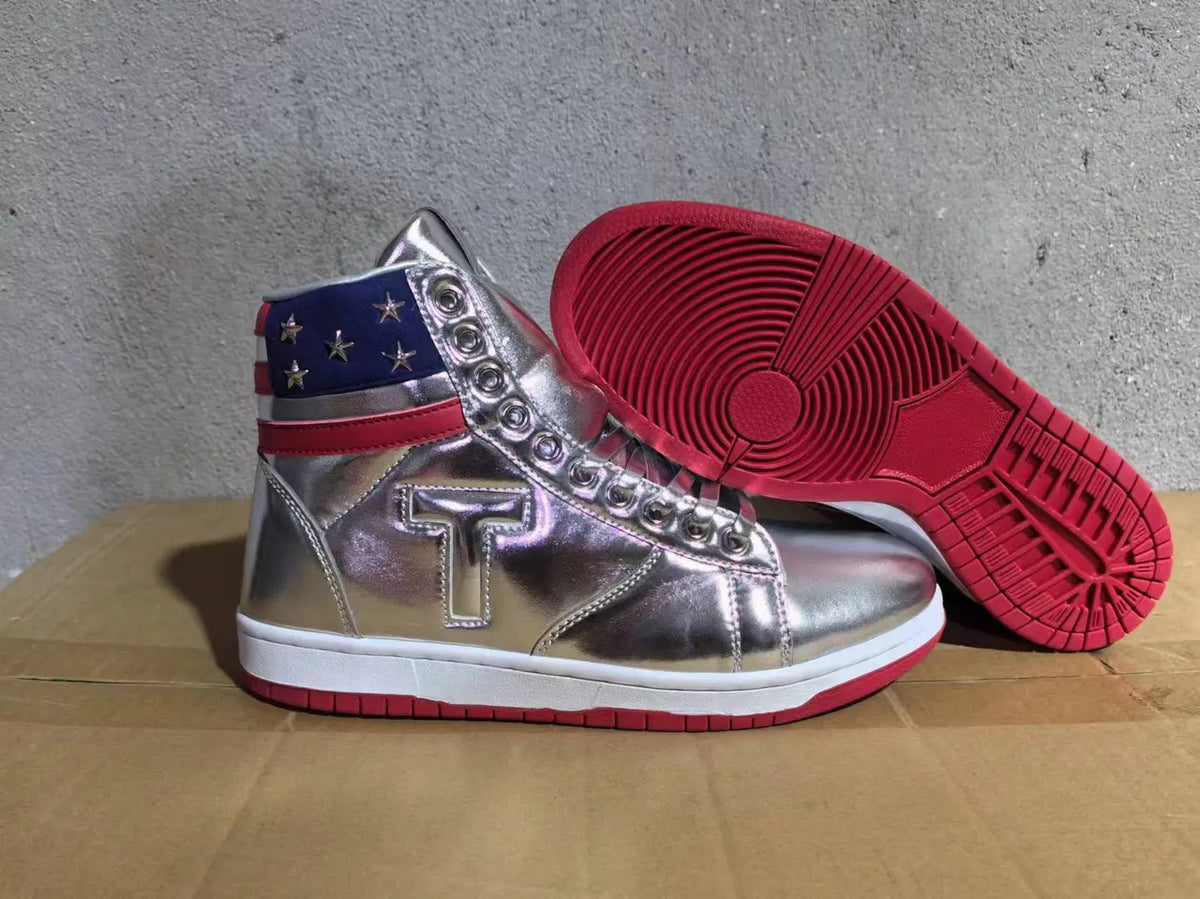 Top Star Silver Sneakers