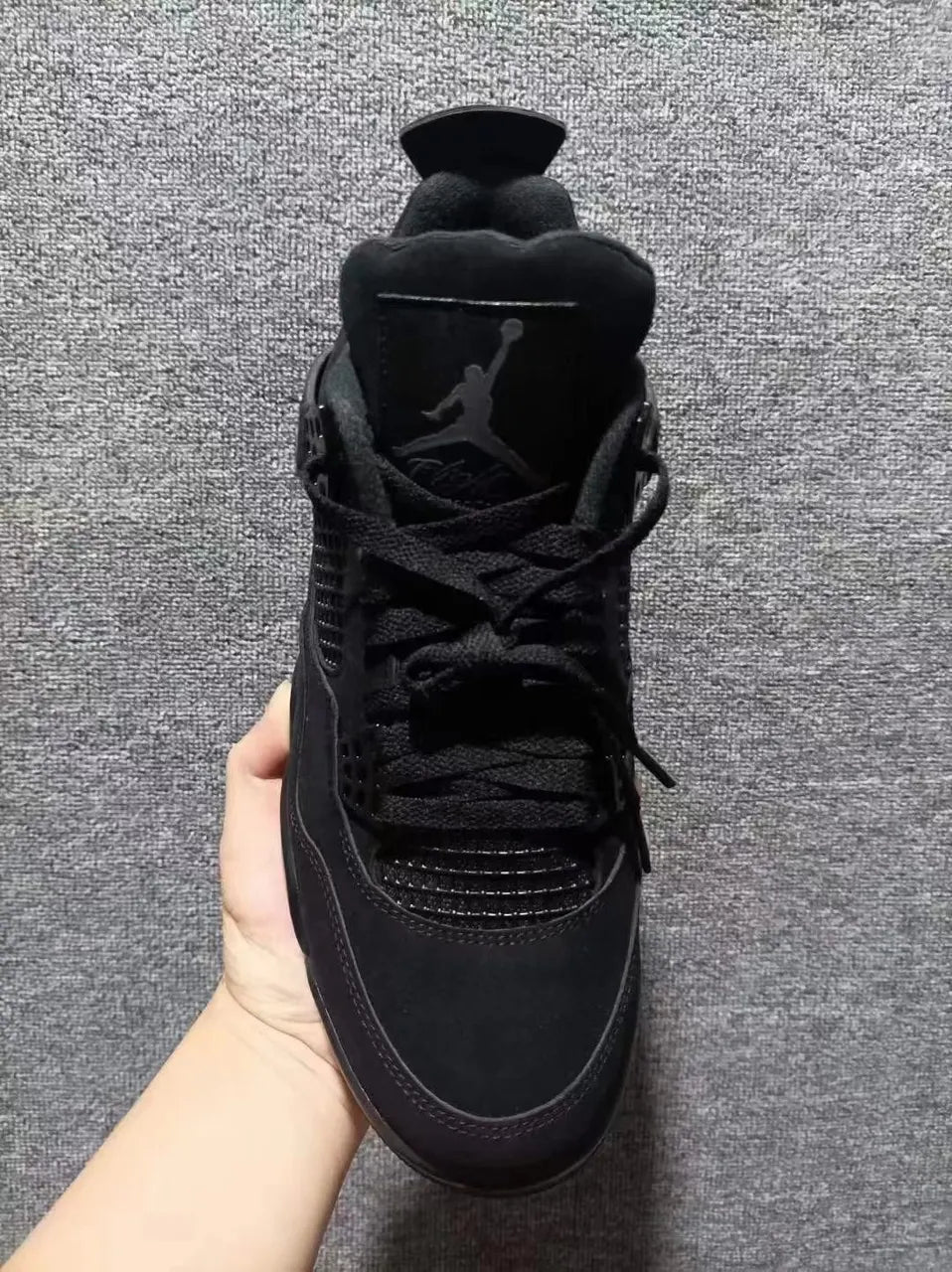 retro Air Jordan 4 Black Cat - Hình 3