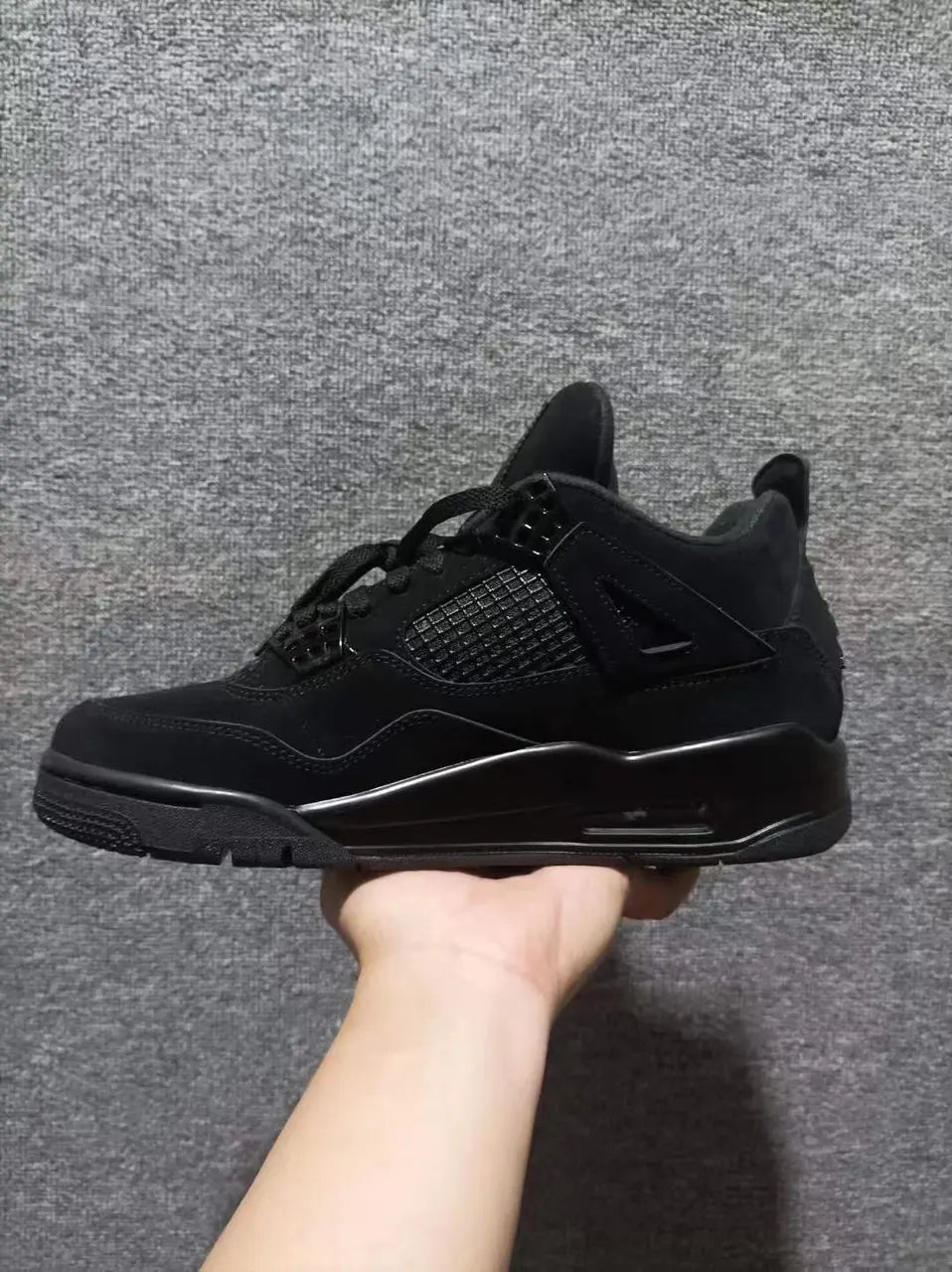 retro Air Jordan 4 Black Cat - Hình 4