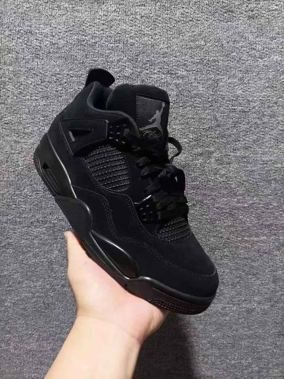 retro Air Jordan 4 Black Cat - Hình 2