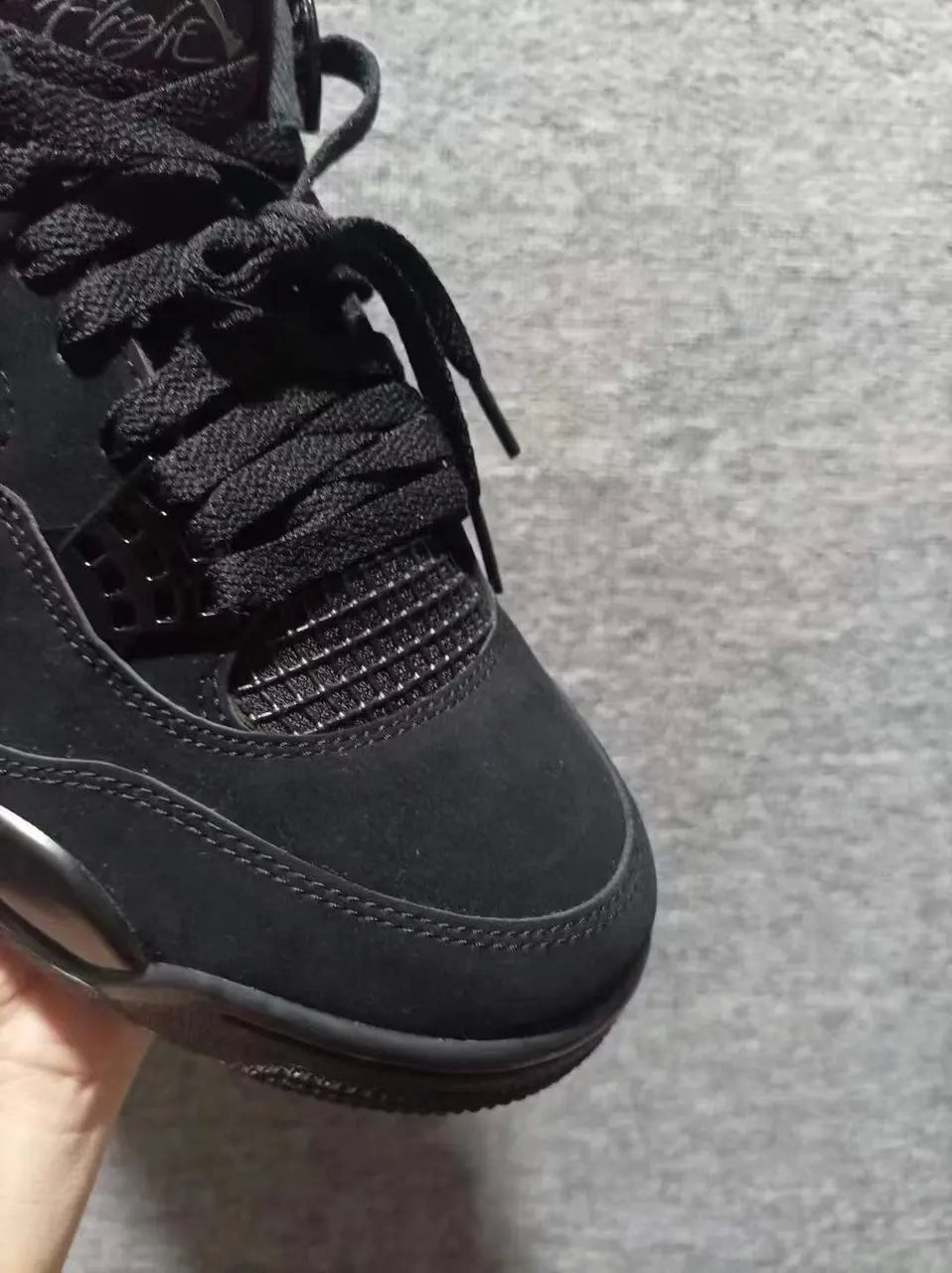 retro Air Jordan 4 Black Cat - Hình 6