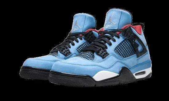 travis Jordan 4 Retro Cactus Jack Blue