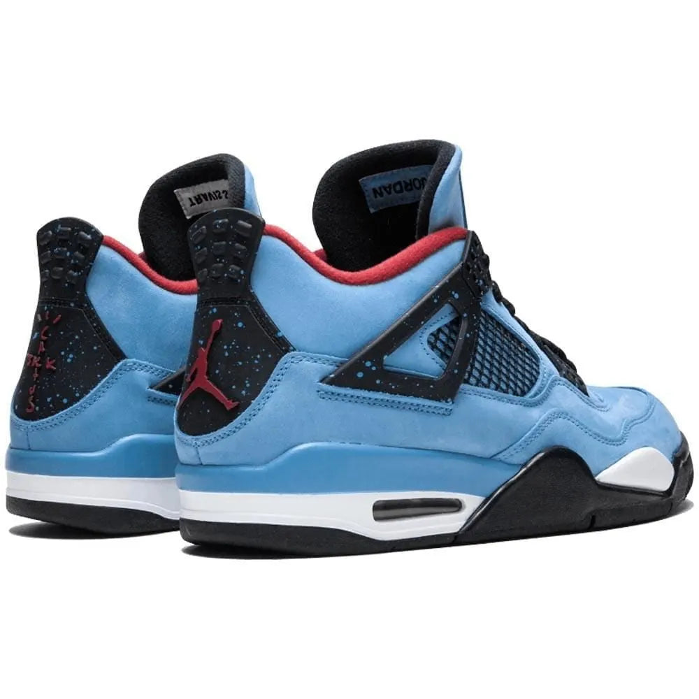 travis Jordan 4 Retro Cactus Jack Blue - Hình 4