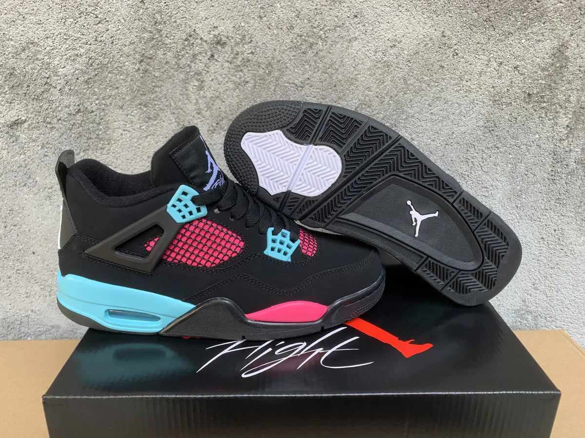 Jordan 4 Retro Black Vivid Pink - Hình 2