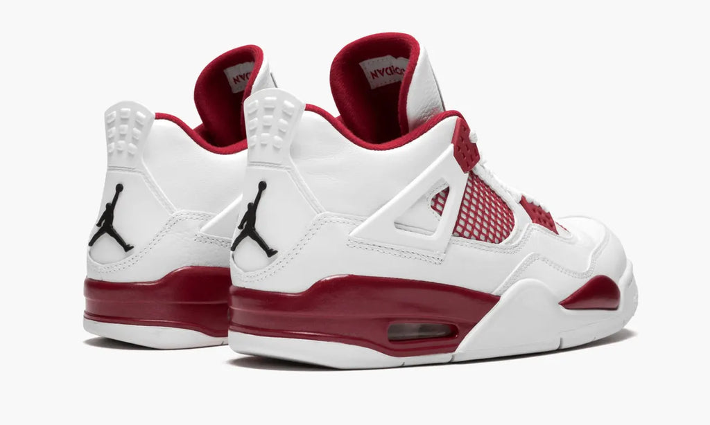 Air Jordan 4 White/Red - Hình 5