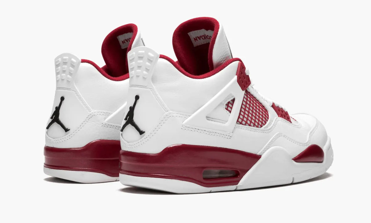 Air Jordan 4 White/Red - Hình 5