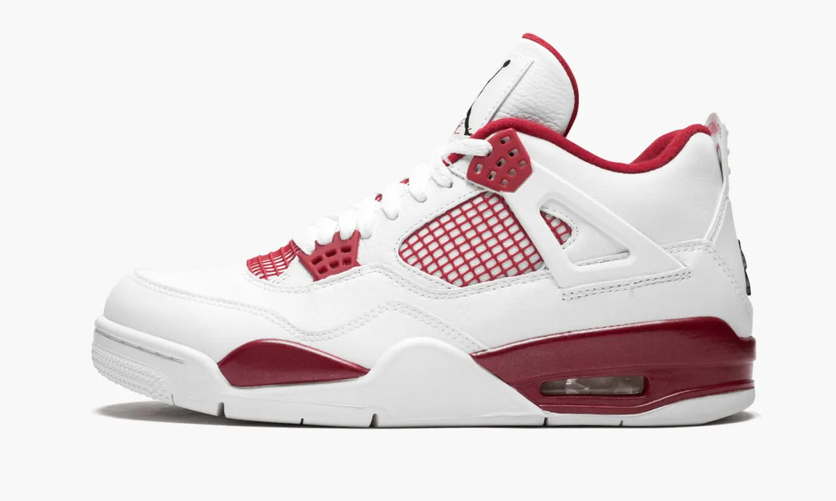 Air Jordan 4 White/Red - Hình 3