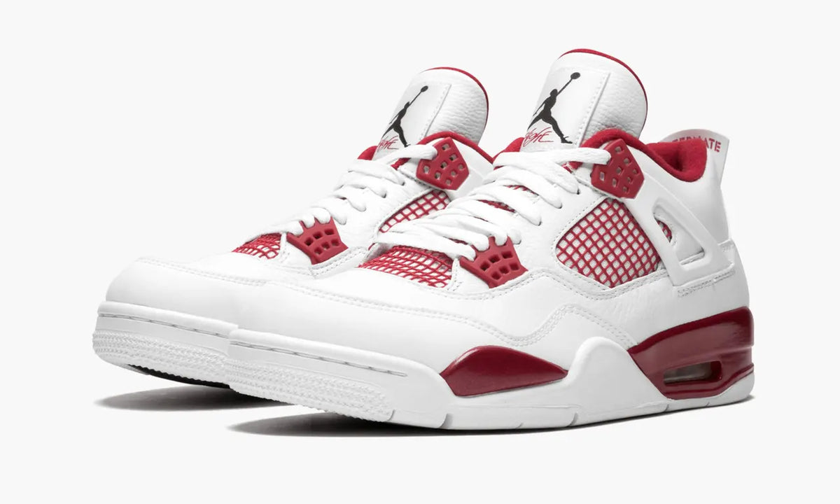 Air Jordan 4 White/Red - Hình 4