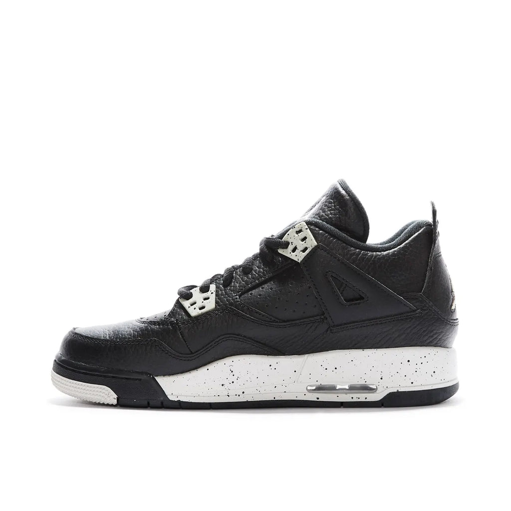 speckled Jordan 4 Retro Black Canvas - Hình 2
