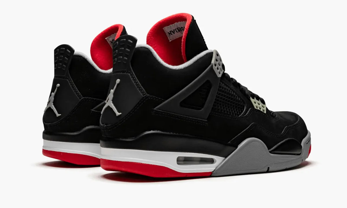 retro Air Jordan 4 Black Crimson - Hình 5