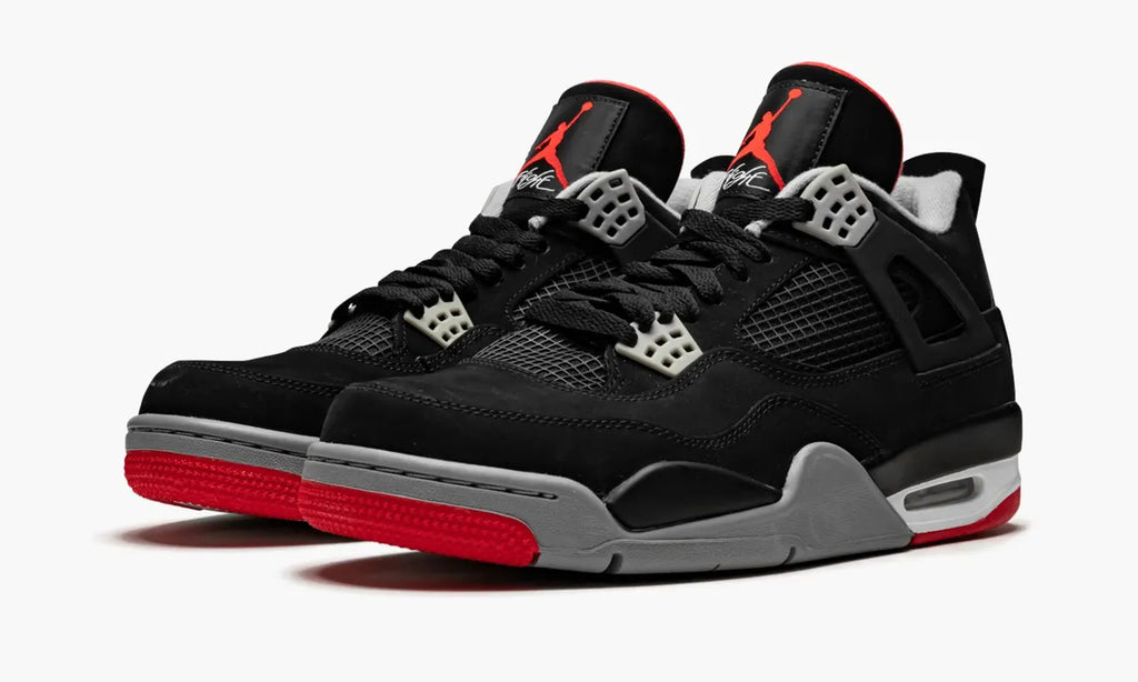 retro Air Jordan 4 Black Crimson - Hình 4