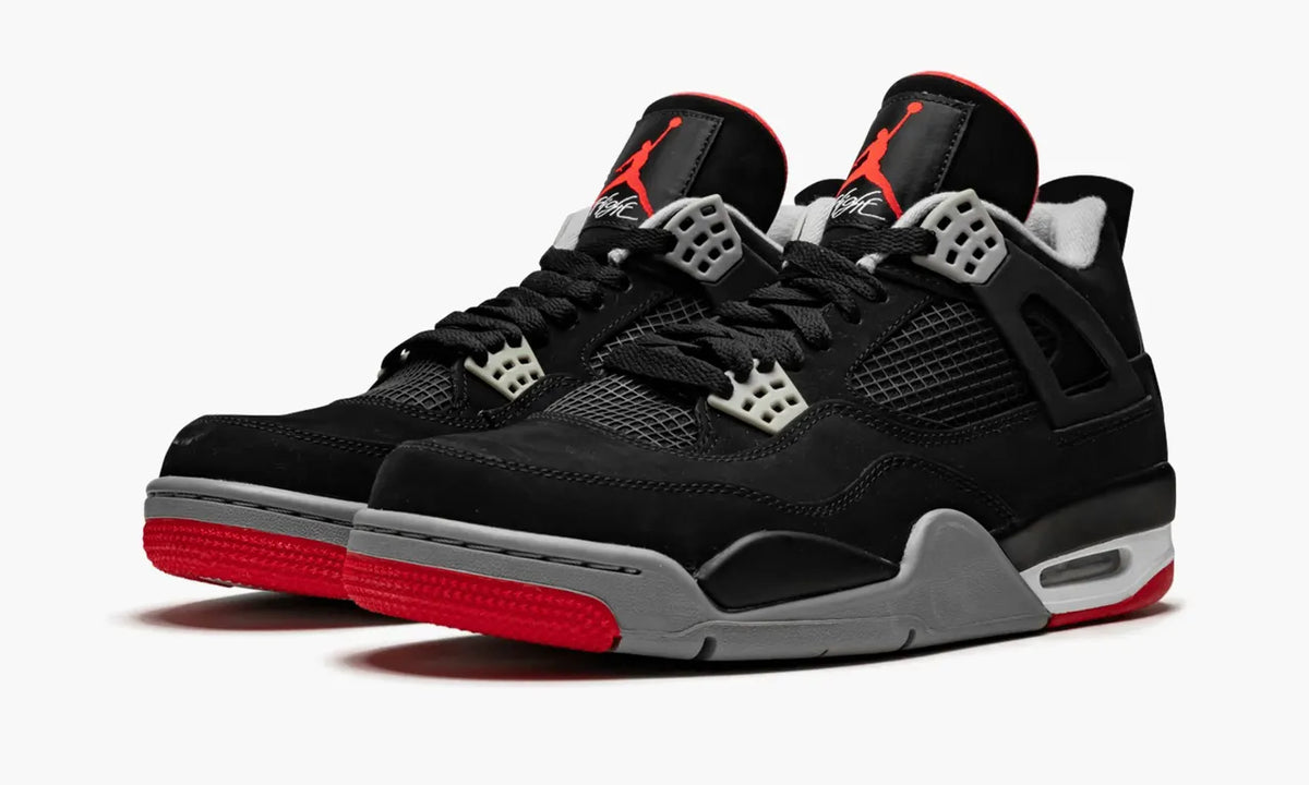 retro Air Jordan 4 Black Crimson - Hình 4