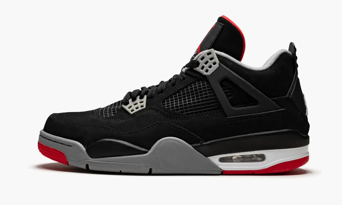 retro Air Jordan 4 Black Crimson - Hình 3