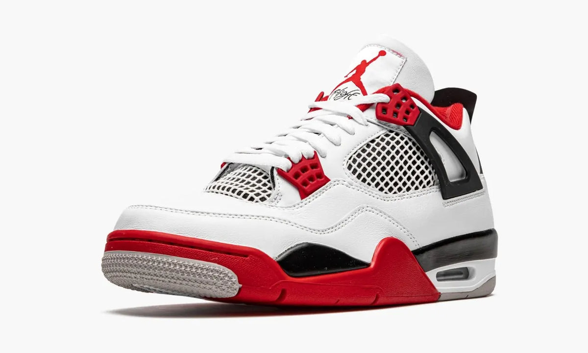 Air Jordan 4 White Red retro fire - Hình 5
