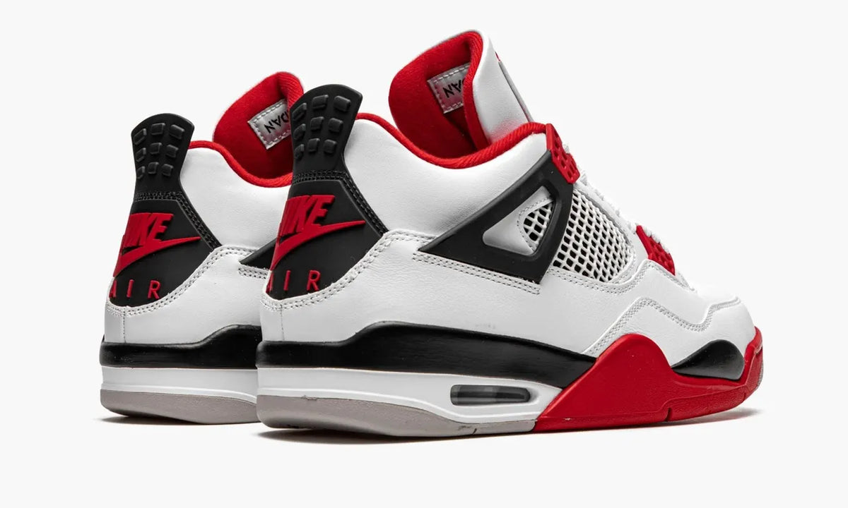 Air Jordan 4 White Red retro fire - Hình 4