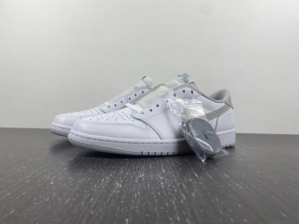 Air Jordan 1 Low White Wolf Grey - Hình 12