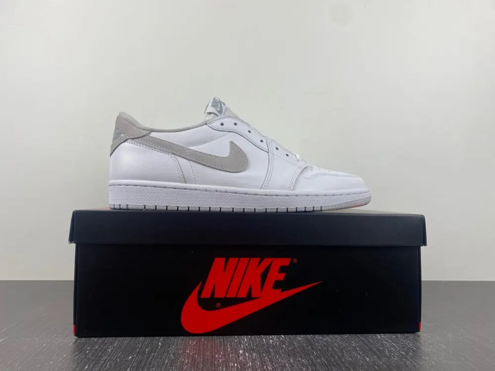 Air Jordan 1 Low White Wolf Grey - Hình 6