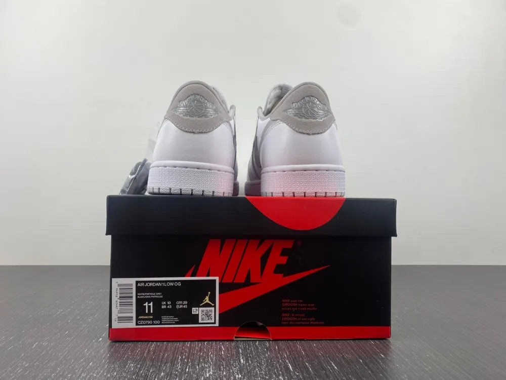 Air Jordan 1 Low White Wolf Grey - Hình 7
