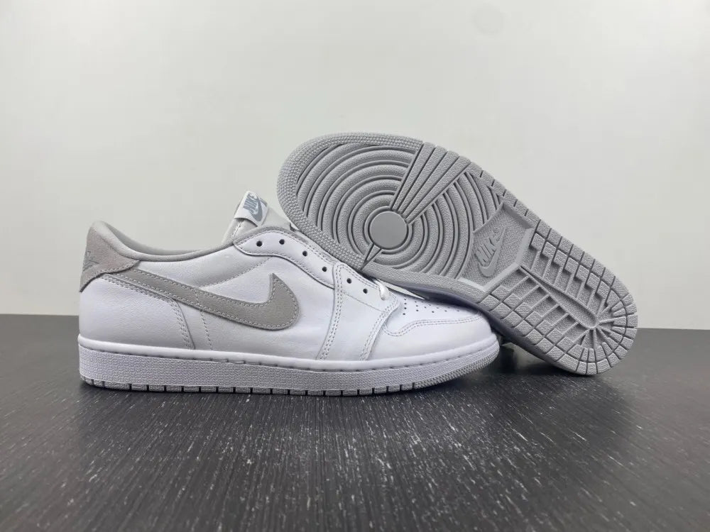 Air Jordan 1 Low White Wolf Grey - Hình 3