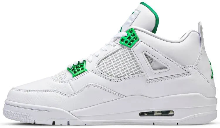 retro classic Air Jordan 4 White Green - Hình 2