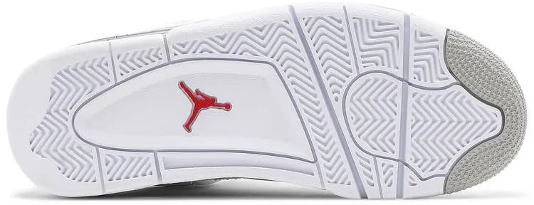 premium leather Jordan 4 Retro White Oreo - Hình 4
