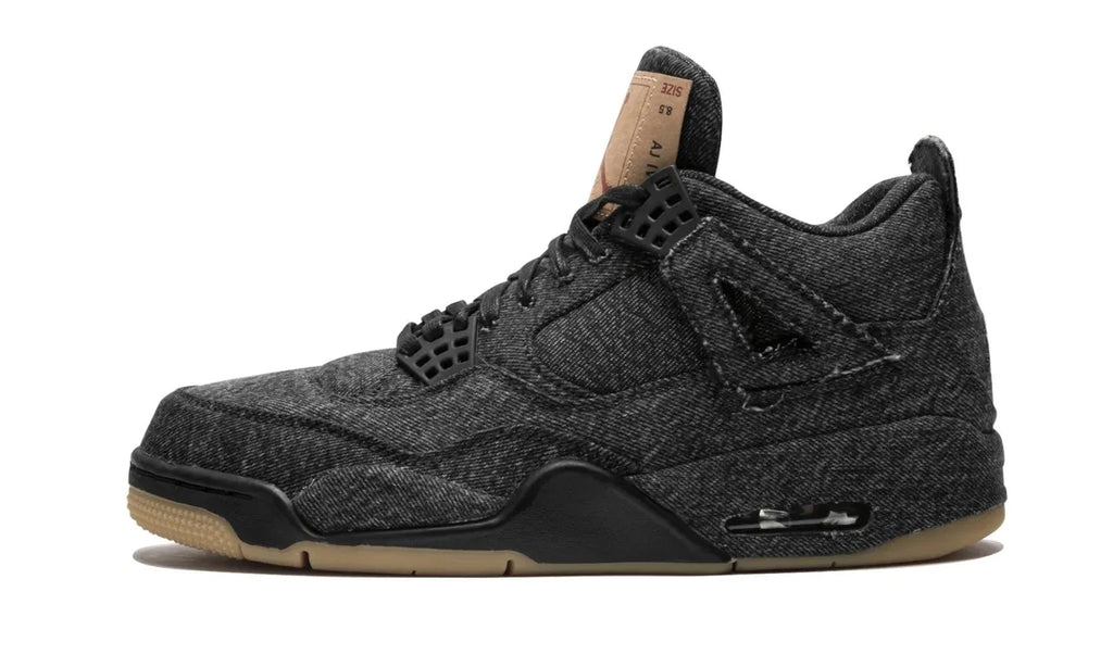 retro Air Jordan 4 Black Denim