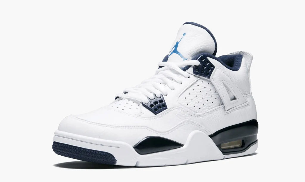 nike Air Jordan 4 Retro White Midnight Navy - Hình 5