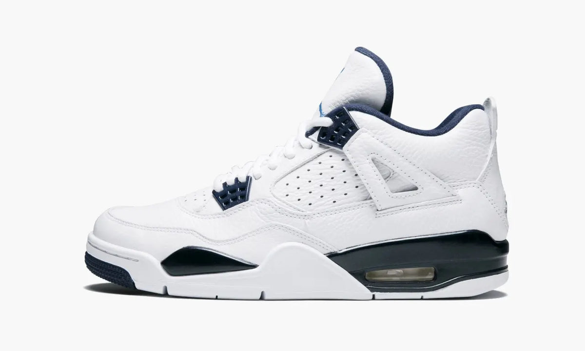 nike Air Jordan 4 Retro White Midnight Navy - Hình 2