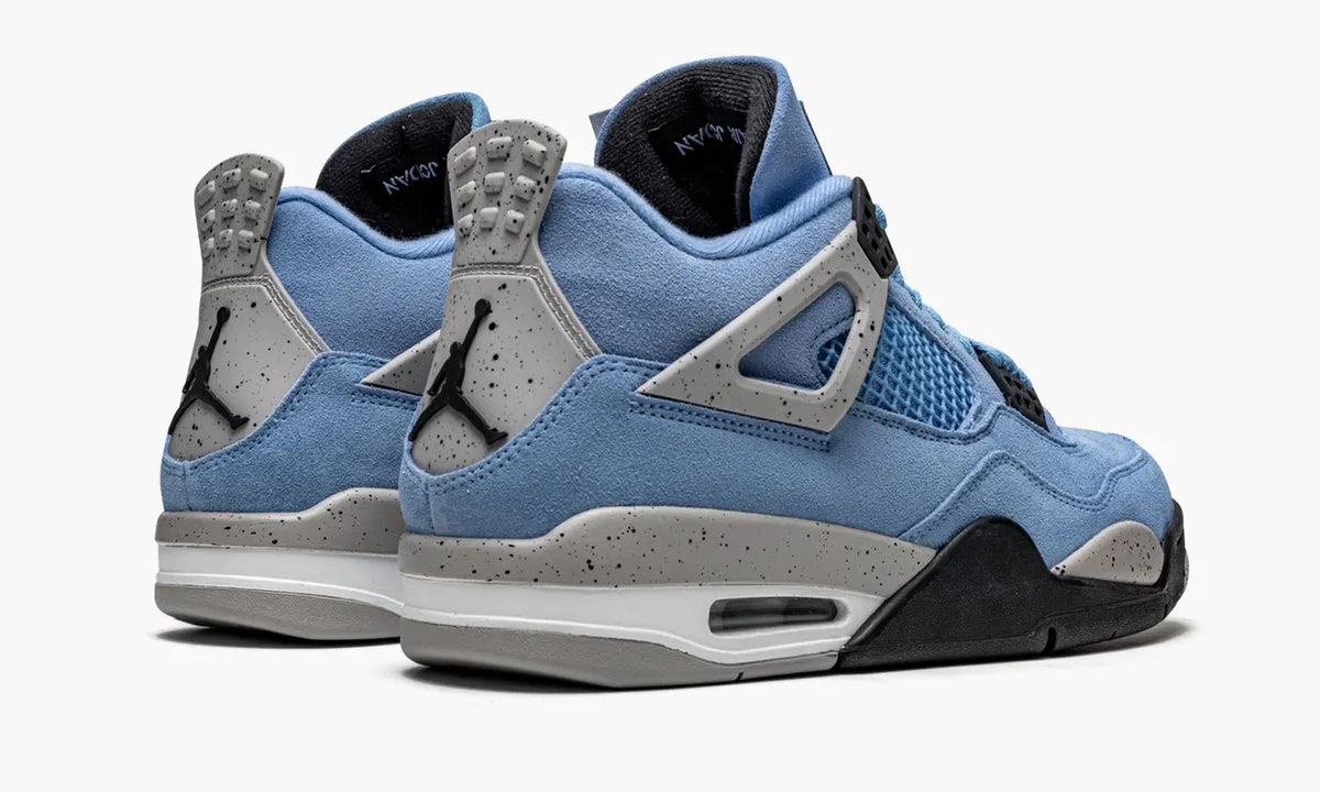 university Air Jordan 4 Blue Suede - Hình 4
