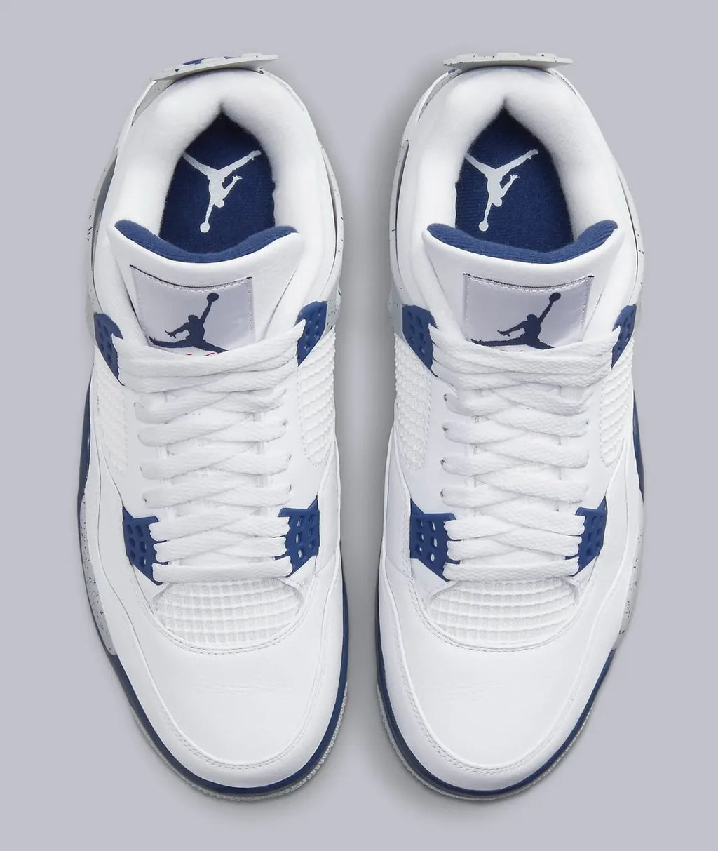 retro Air Jordan 4 Navy - Hình 4