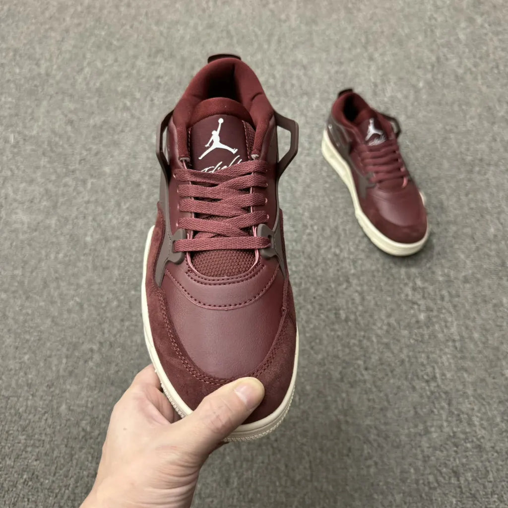 Air Jordan Maroon Suede - Hình 7