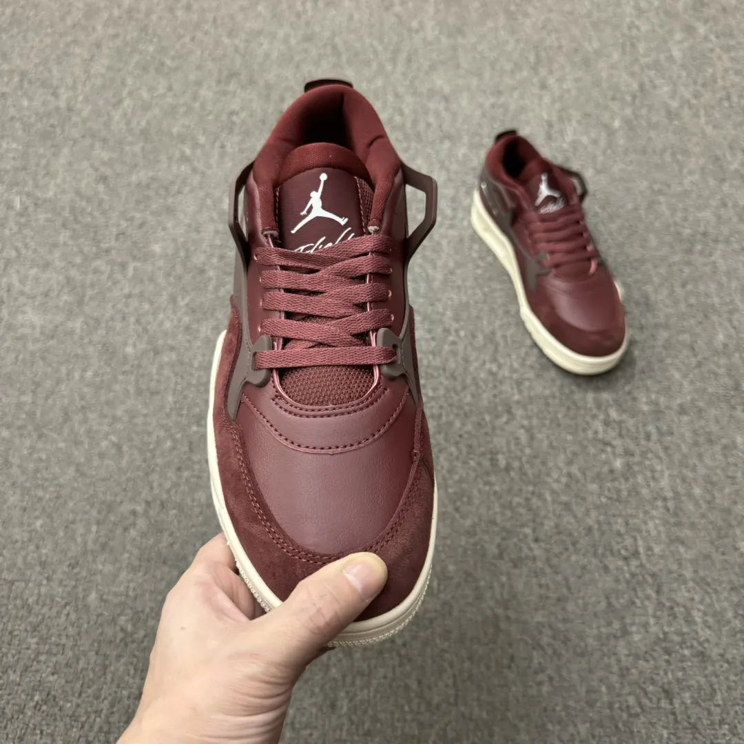 Air Jordan Maroon Suede - Hình 7