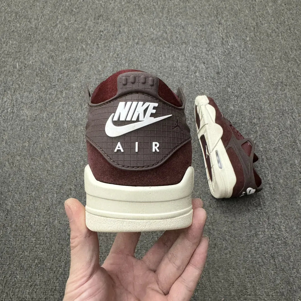 Air Jordan Maroon Suede - Hình 3