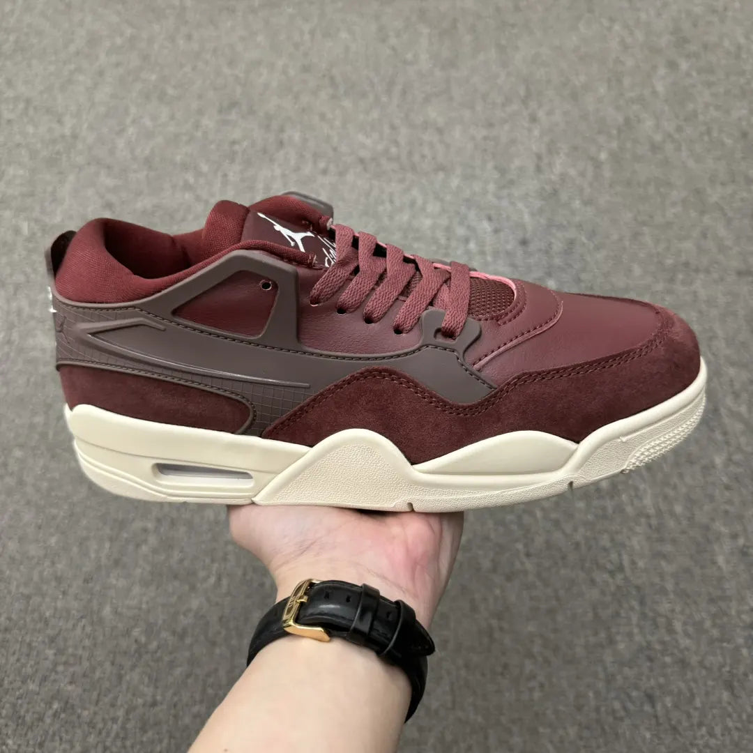 Air Jordan Maroon Suede - Hình 8