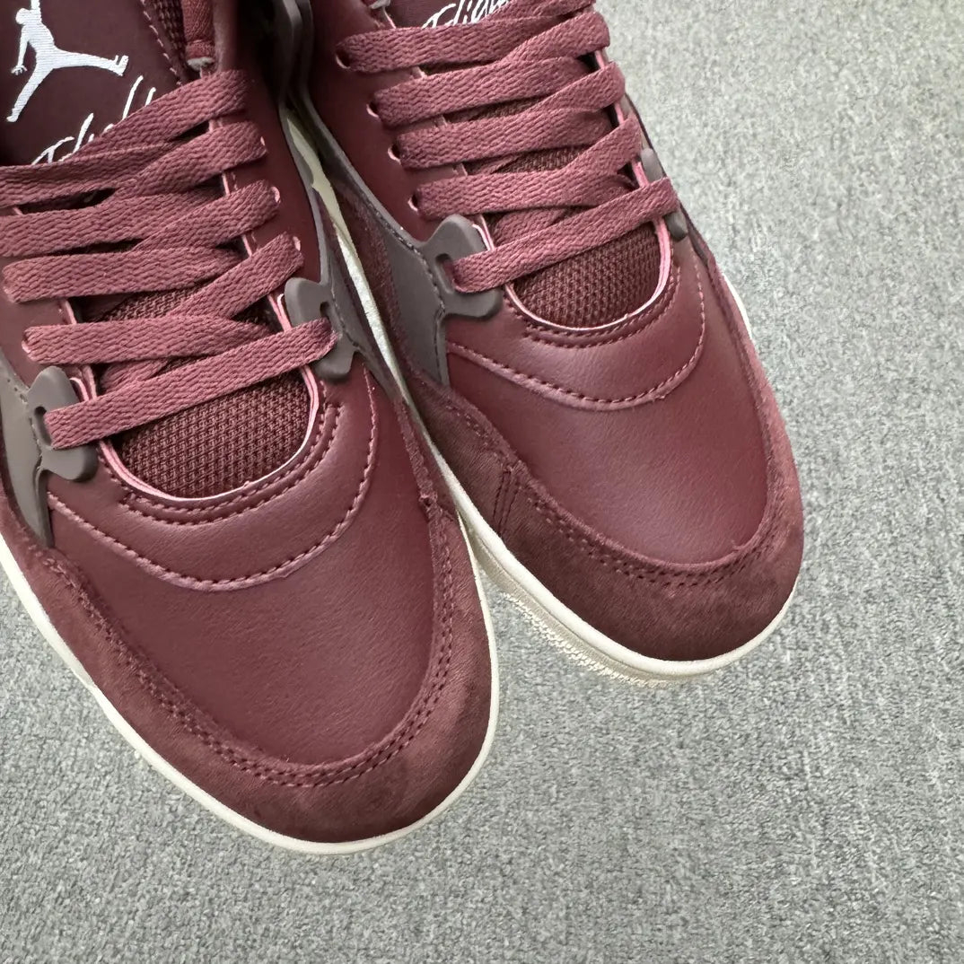 Air Jordan Maroon Suede - Hình 5