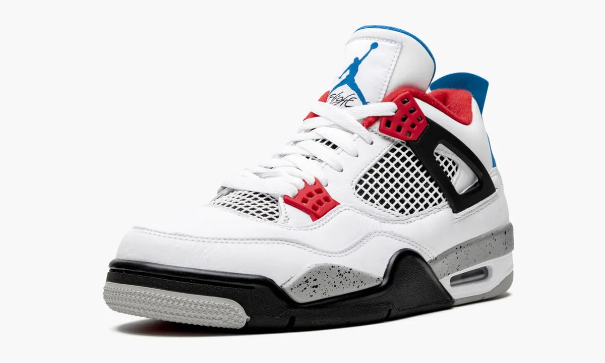 Jordan 4 Retro White Red Blue - Hình 5