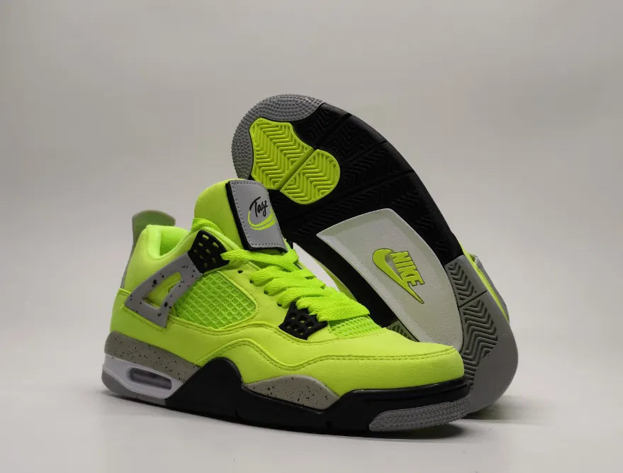 Tagz Academy Air Jordan 4 Neon Green - Hình 3