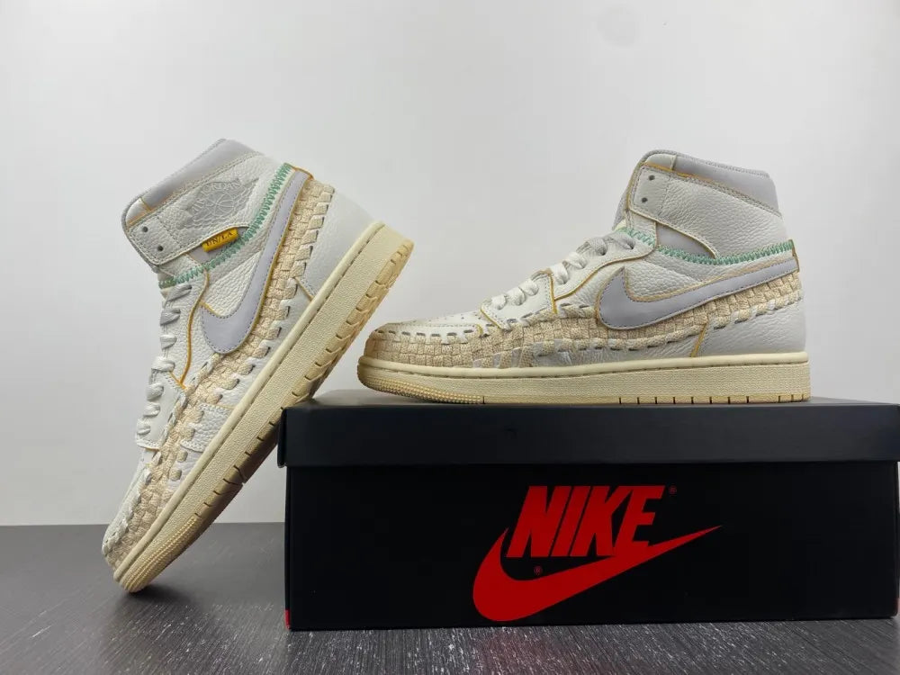 woven Air Jordan 1 Union LA - Hình 6