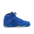 retro premium Air Jordan 5 Blue Suede