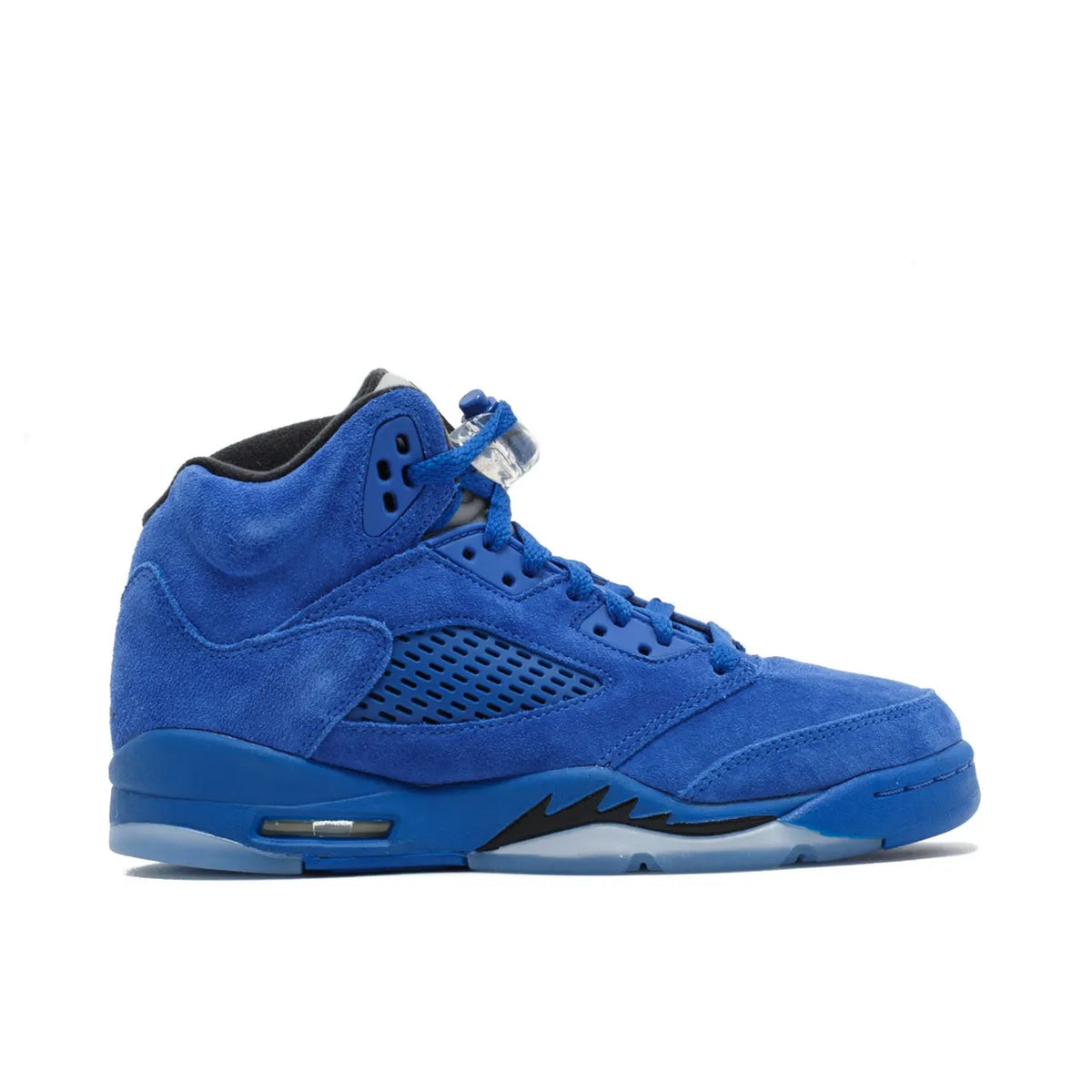 retro premium Air Jordan 5 Blue Suede